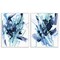 Stupell Industries Abstract Blue Splash 2 pc Framed Giclee Wall Art Set Design by June Erica Vess
